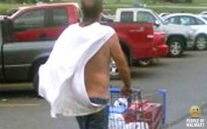Funny and strange people in Wal-Mart  (35 pics)
