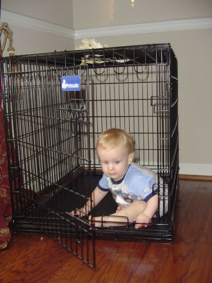 Kids in cages (30 pics)