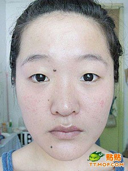 Chinese girl before and after makeup (12 pics)
