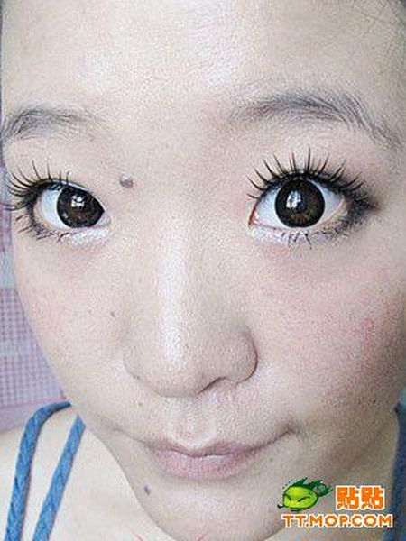 Chinese girl before and after makeup (12 pics)
