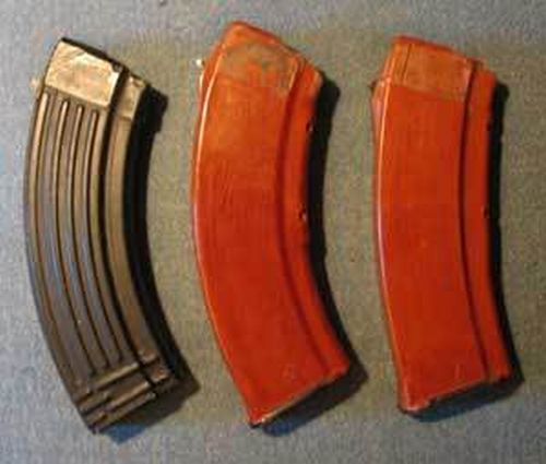 A road made of AK-47 magazines (7 pics)