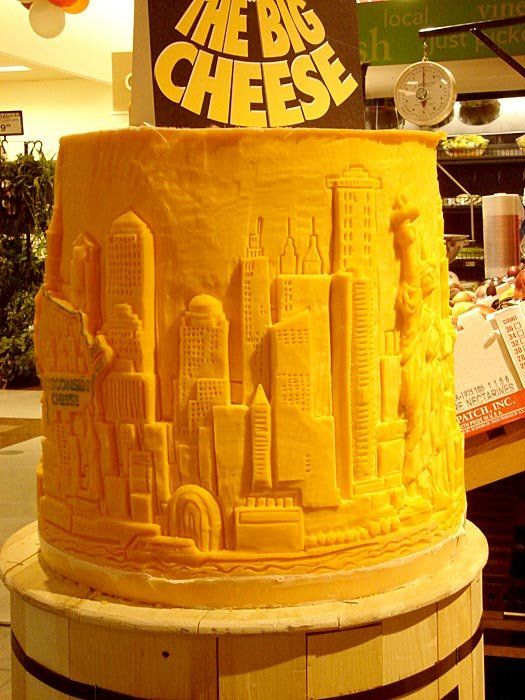 Amazing cheese sculptures (24 pics)