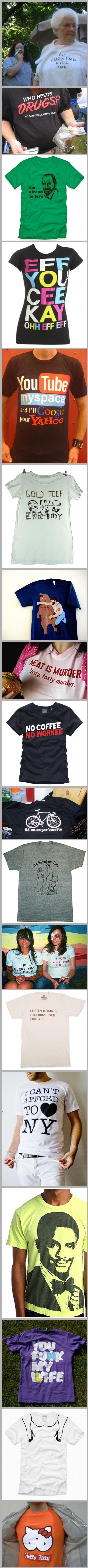 100 Ridiculously Questionable T-Shirts (100 pics)