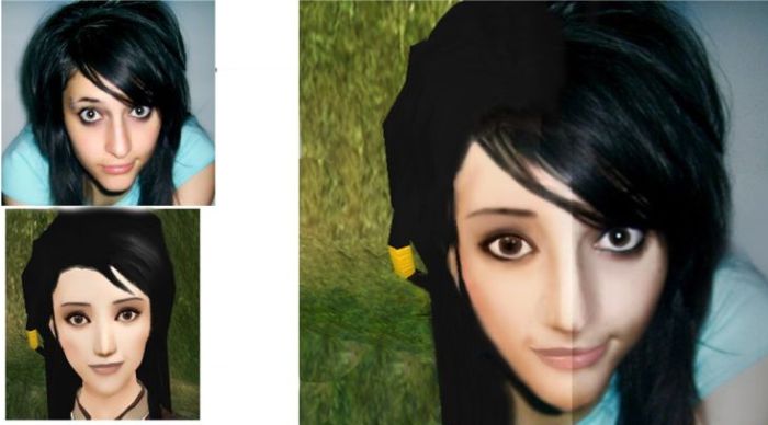 Real People and their online game characters (39 pics)