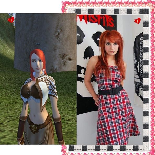 Real People and their online game characters (39 pics)
