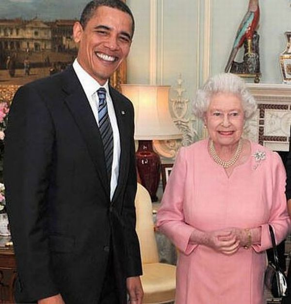 Queen Elizabeth II And US Presidents (11 pics)