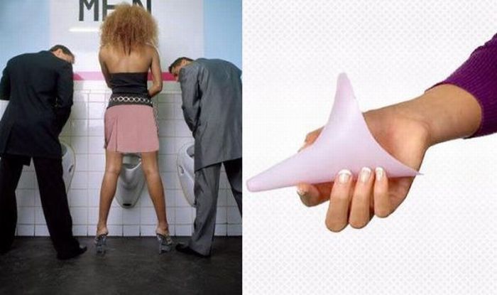 Gadgets that allow women to pee like men (11 pics)