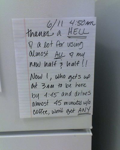 Passive Aggressive Office Kitchen Notes (25 pics)