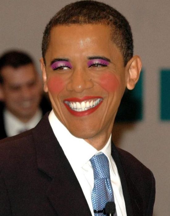 Politicians with makeup (17 pics)