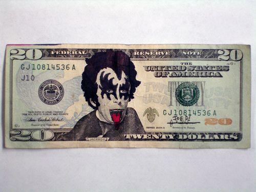 25 Defaced Dollar Bills (25 pics)