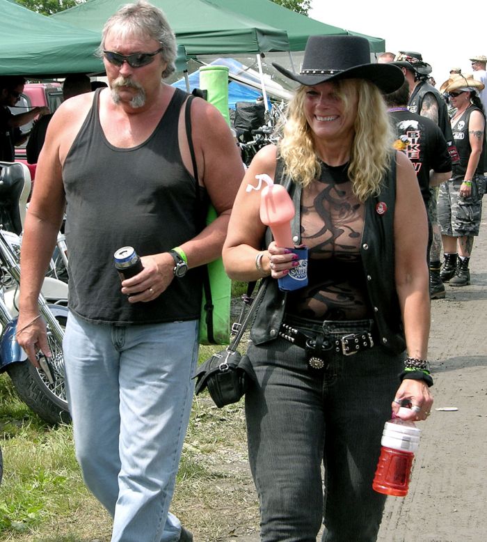 Scary Photos Of A Harley Festival (26 pics)