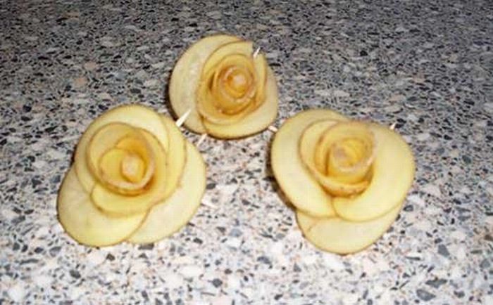How To Make Potato Roses (13 pics)