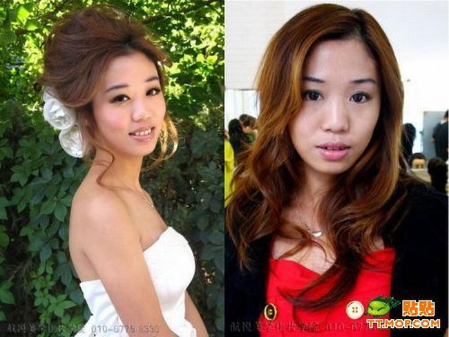 Asian Girls Before And After Makeup (11 pics)