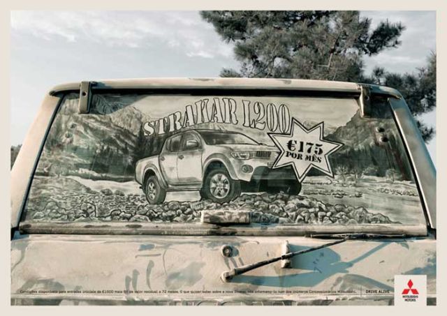 Impressive Drawings In The Dust On Cars (69 pics)