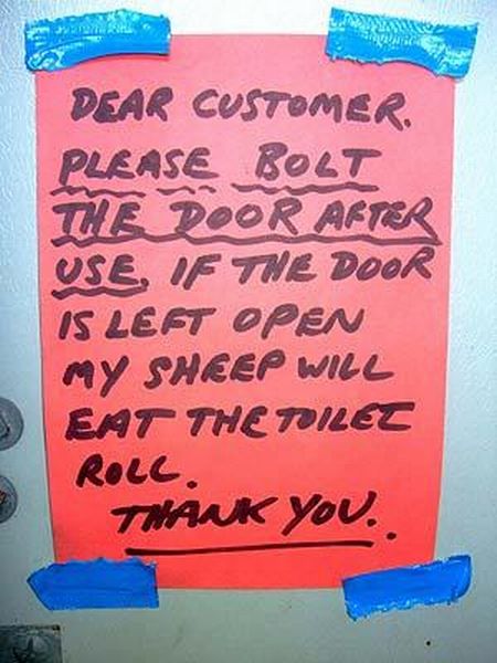 Funny Toilet signs (26 pics)