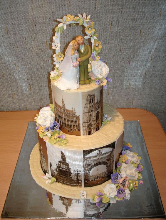 The Most Beautiful Wedding Cakes (35 pics)