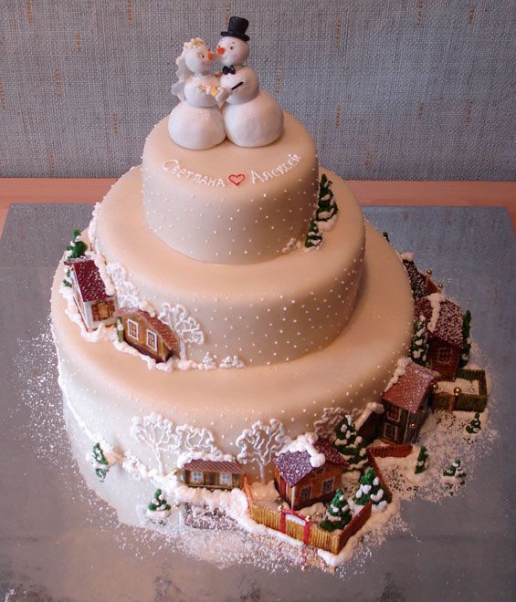 The Most Beautiful Wedding Cakes (35 pics)