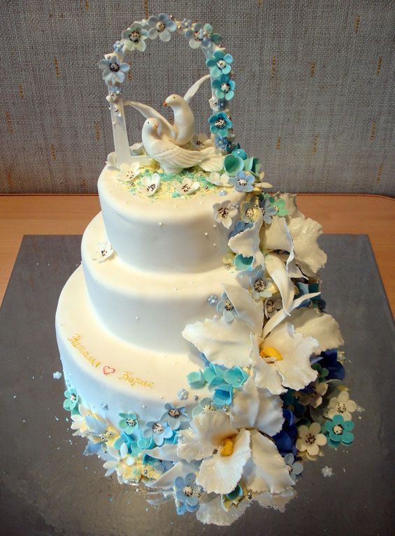 The Most Beautiful Wedding Cakes (35 pics)