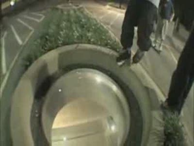 Rollerblader Almost Dies