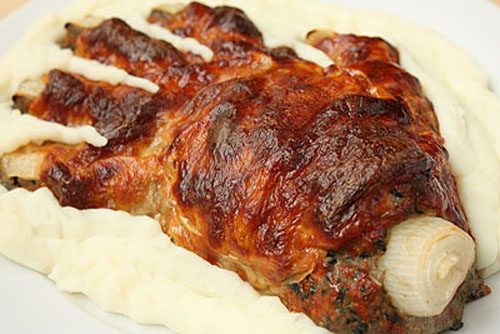 How to Make a Meat Hand for Halloween (30 pics)