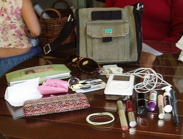 What Can Be Found in Women's Purse (14 pics)