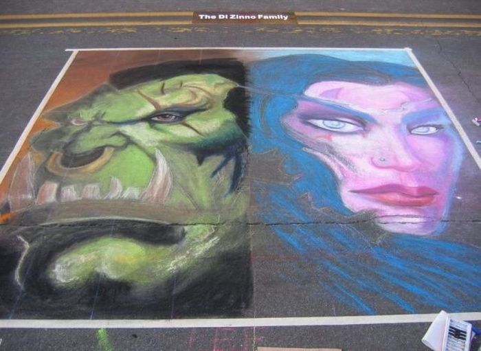 Amazing Chalk Drawing (23 pics)