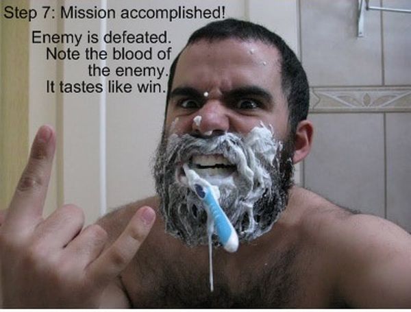 Brush Your Teeth Like a Spartan (7 pics)