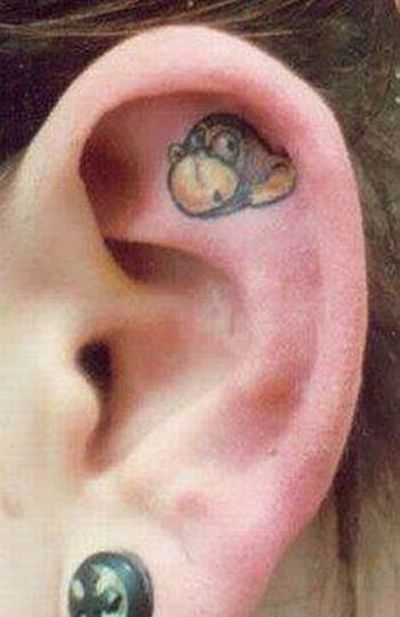 Ear Tattoos (15 pics)