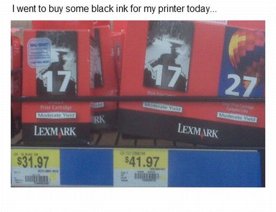 It's Cheaper to Buy a New Printer Than to Buy a New Ink (4 pics)