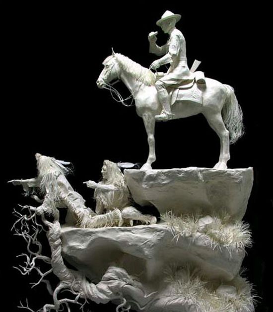 Amazing Paper Sculptures (16 pics)