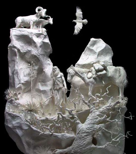 Amazing Paper Sculptures (16 pics)