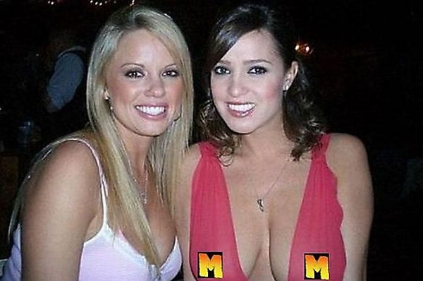 Busty Girls Making Their Friends Invisible (21 pics)