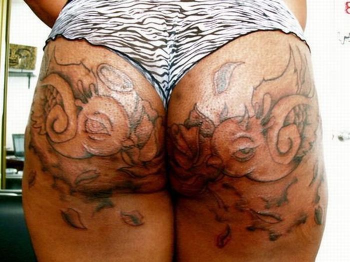 Tattoos on butts (42 pics)
