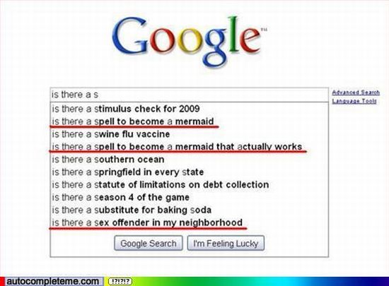 The funniest Google Suggest Screenshots. Part 4 (50 pics)