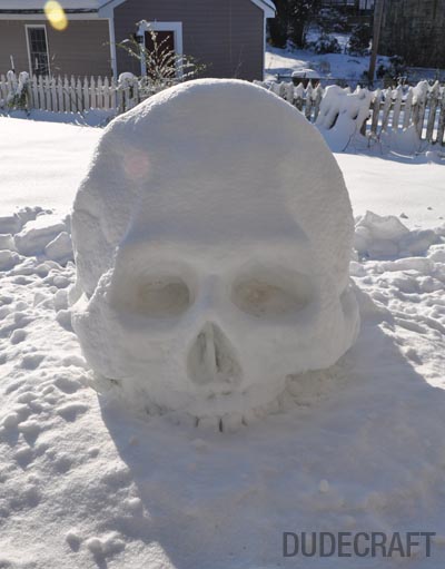 Snow Skull (9 pics)
