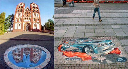 Stunning Works of 3D Street Painting & Mural Art (25 pics)