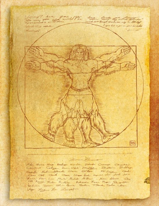 Da Vinci's Vitruvian Man (18 pics)