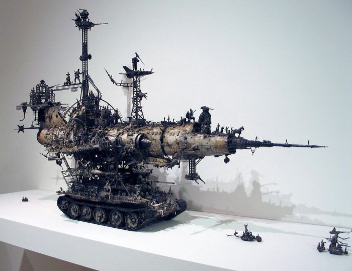 Sculptures by Apocalyptic Sculptor Kris Kuksi (70 pics)