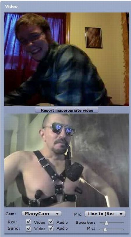 Strange People on Webcams (29 pics)