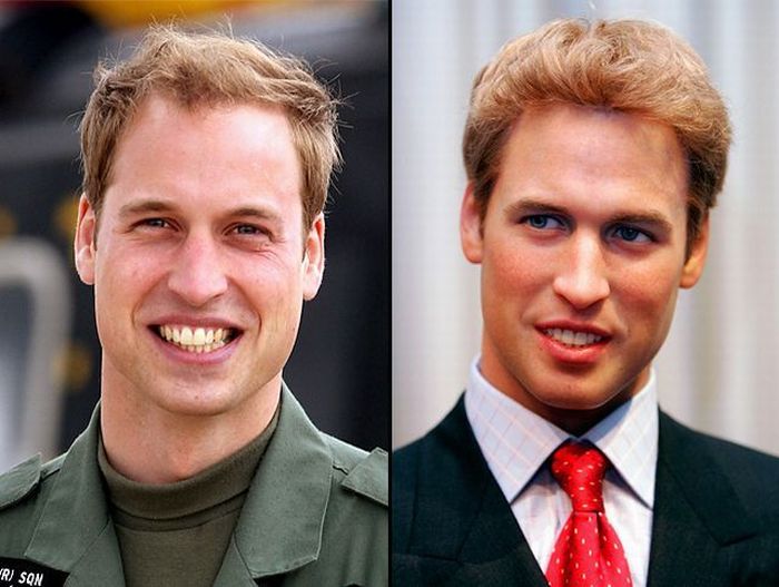Real Celebrities and the Wax Figures (49 pics)