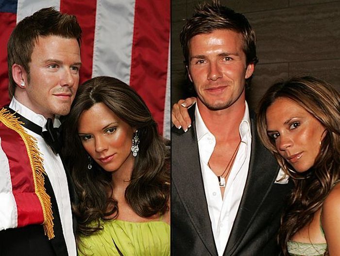 Real Celebrities and the Wax Figures (49 pics)