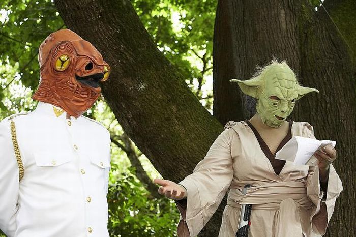 Wedding of Star Wars Fans (15 pics)