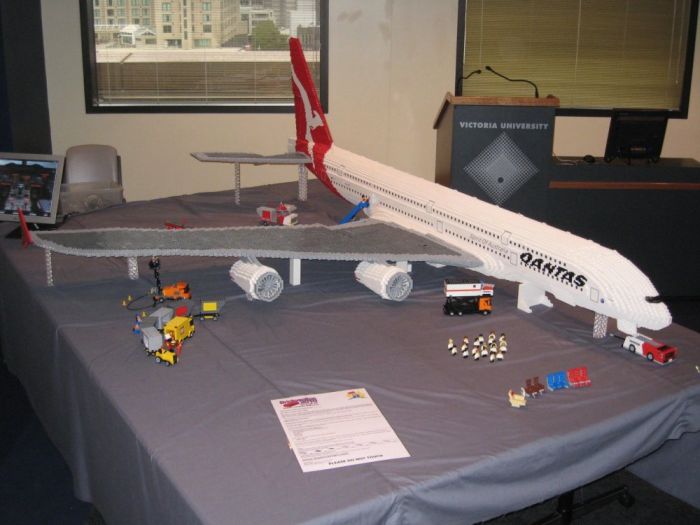 Amazing Lego Airbus A380 (19 pics)