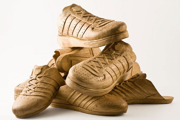 Wooden Sneakers (6 pics)