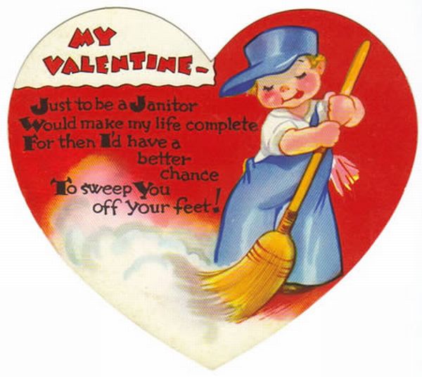 Vintage Valentine Cards with Funny Messages (15 pics)