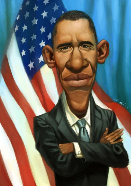 Drawn Obama (23 pics)