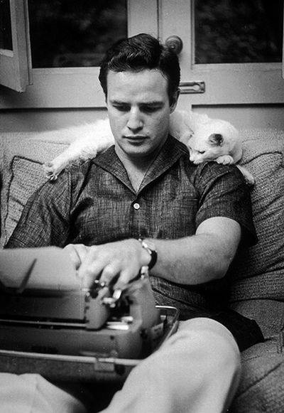 Famous People and Their Cats (67 pics)