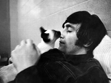 Famous People and Their Cats (67 pics)