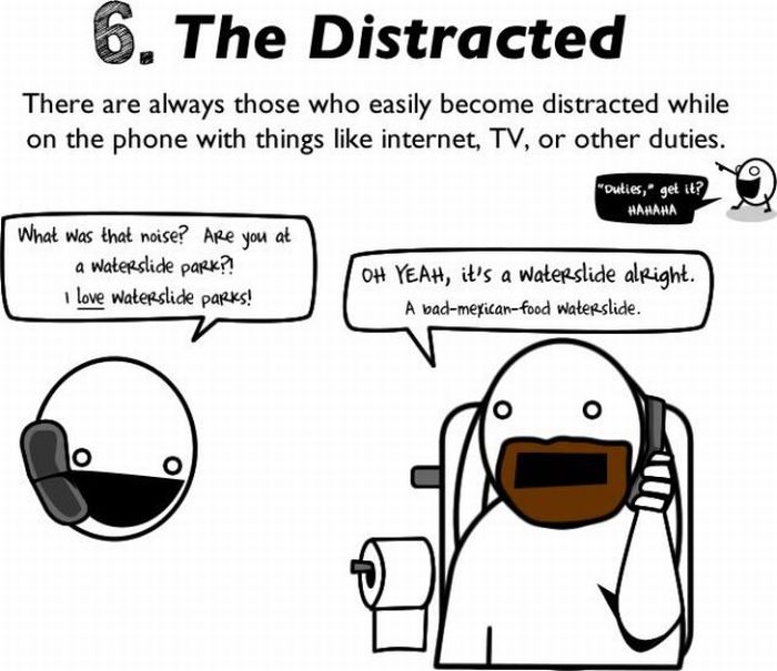 Ten Reasons to Avoid Talking on the Phone (11 pics)