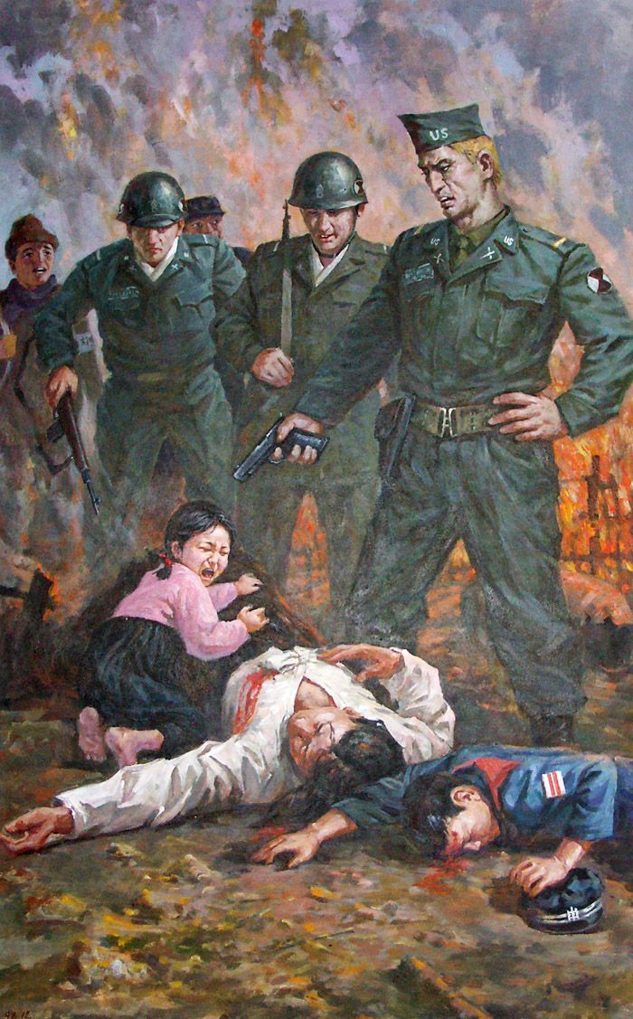 Anti American North Korean Propaganda (13 pics)